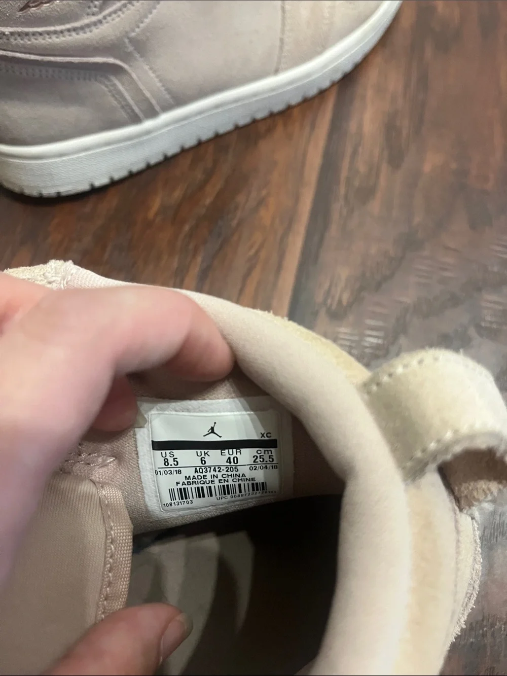 Nike Air Jordan 1 High-Top Zip Sneakers
